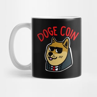 DogeCoin Doge (Red) Mug